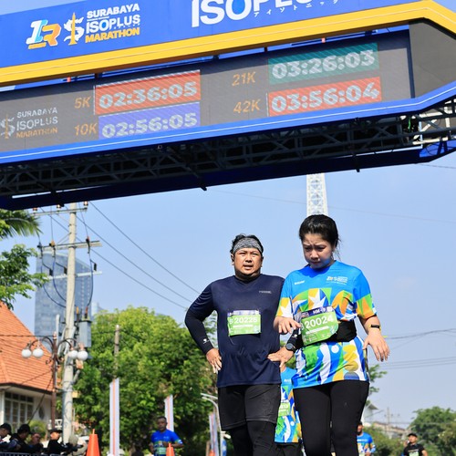Race photo from SURABAYA ISOPLUS MARATHON 2026