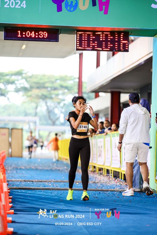 Race photo from BAF LIONS RUN 2024