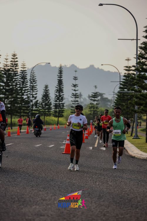 Race photo from CISANGKAN KBP CITY RUN 2025