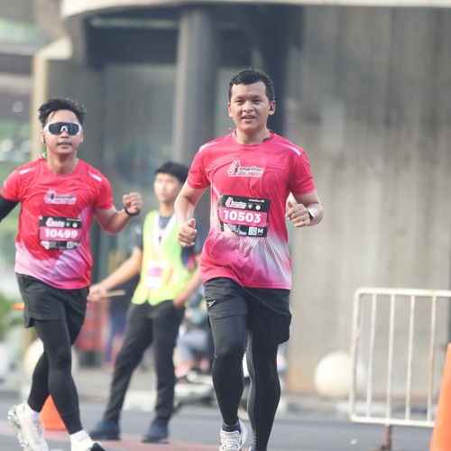 Race photo from SMARTFREN RUN 2026