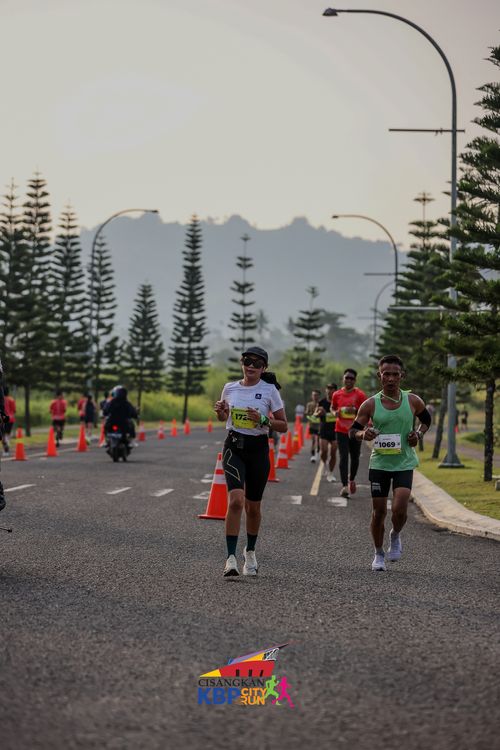 Race photo from CISANGKAN KBP CITY RUN 2025