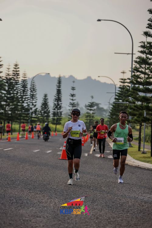 Race photo from CISANGKAN KBP CITY RUN 2025