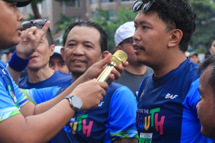 Race photo from Road to BAF Lions Run 2024
