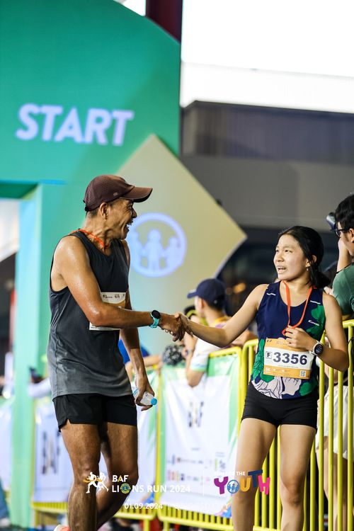Race photo from BAF LIONS RUN 2024
