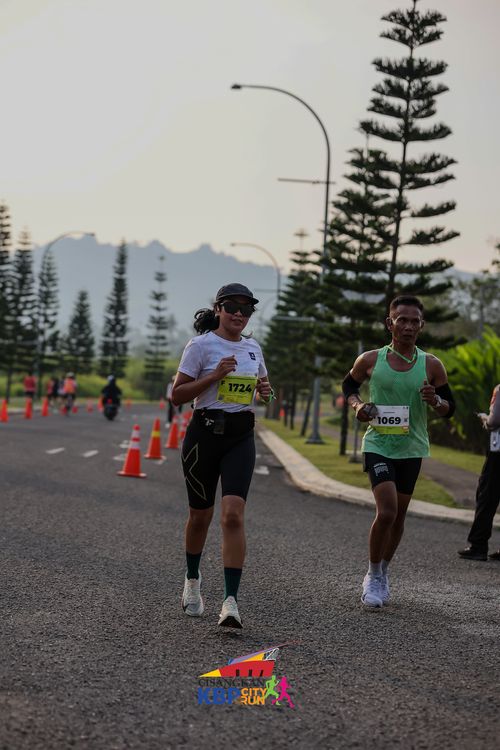 Race photo from CISANGKAN KBP CITY RUN 2025