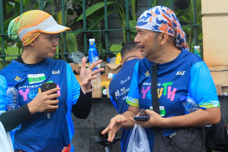 Race photo from Road to BAF Lions Run 2024
