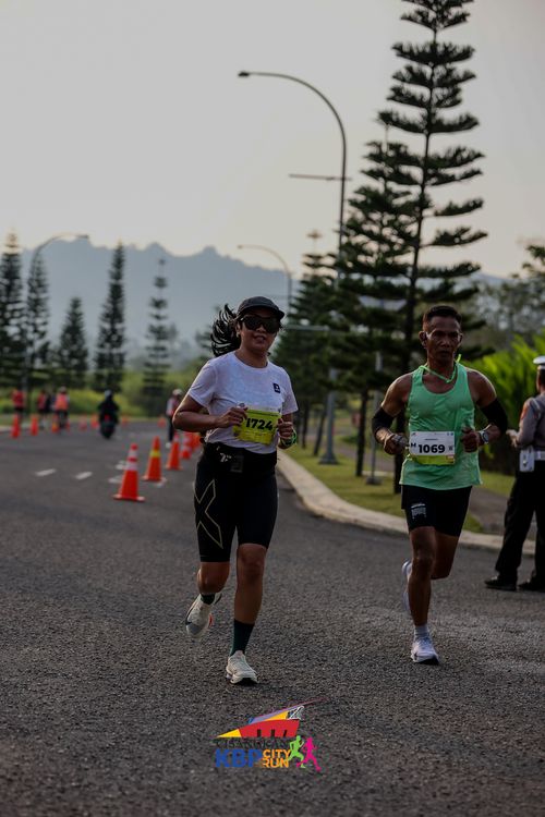 Race photo from CISANGKAN KBP CITY RUN 2025