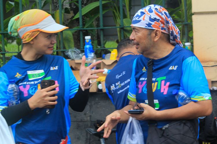 Race photo from Road to BAF Lions Run 2024