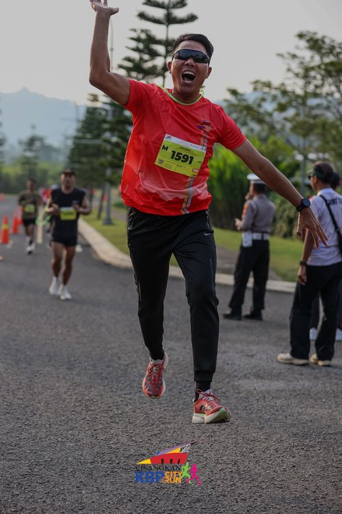 Race photo from CISANGKAN KBP CITY RUN 2025
