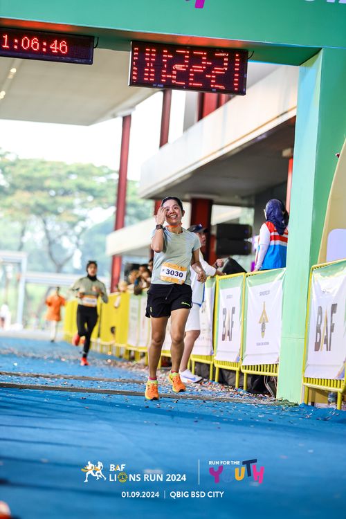 Race photo from BAF LIONS RUN 2024