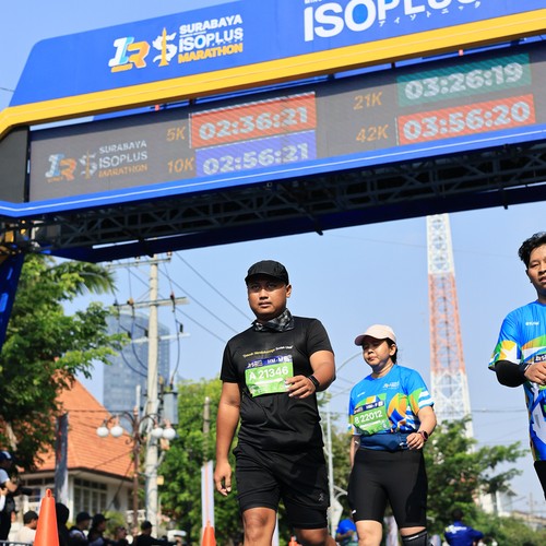 Race photo from SURABAYA ISOPLUS MARATHON 2026