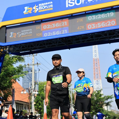 Race photo from SURABAYA ISOPLUS MARATHON 2026