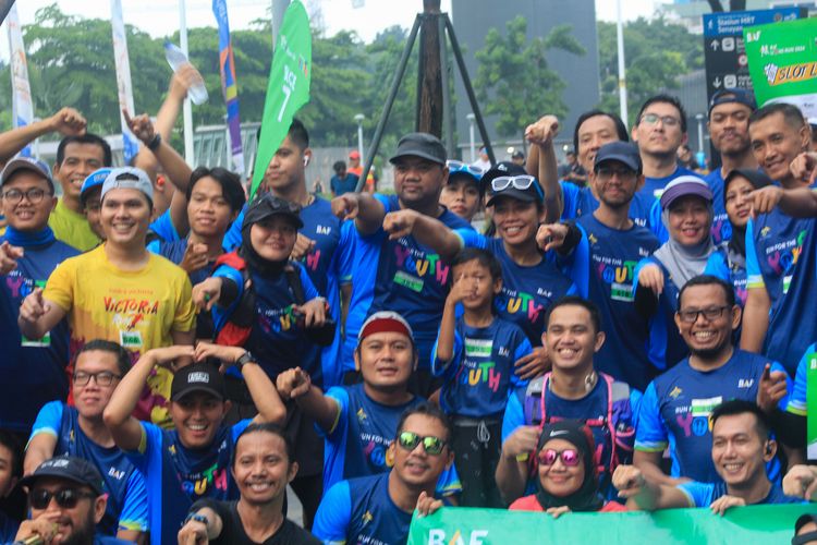 Race photo from Road to BAF Lions Run 2024