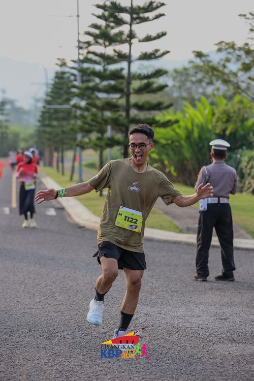 Race photo from CISANGKAN KBP CITY RUN 2025