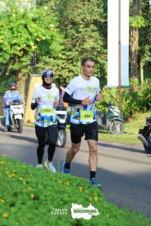 Race photo from Taman Budaya x BOGORUN 2025