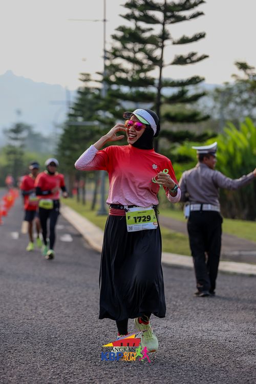 Race photo from CISANGKAN KBP CITY RUN 2025
