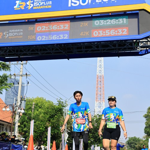 Race photo from SURABAYA ISOPLUS MARATHON 2026