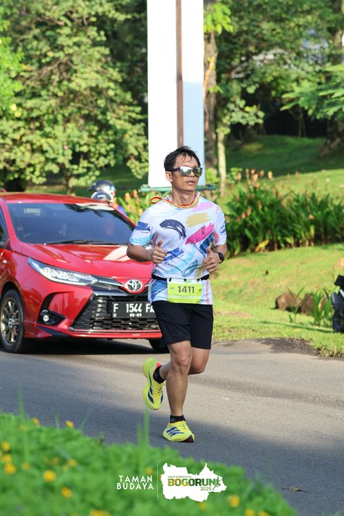 Race photo from Taman Budaya x BOGORUN 2025