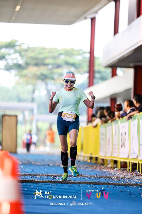 Race photo from BAF LIONS RUN 2024