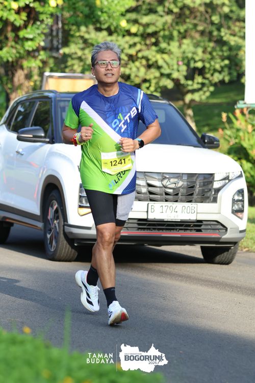 Race photo from Taman Budaya x BOGORUN 2025