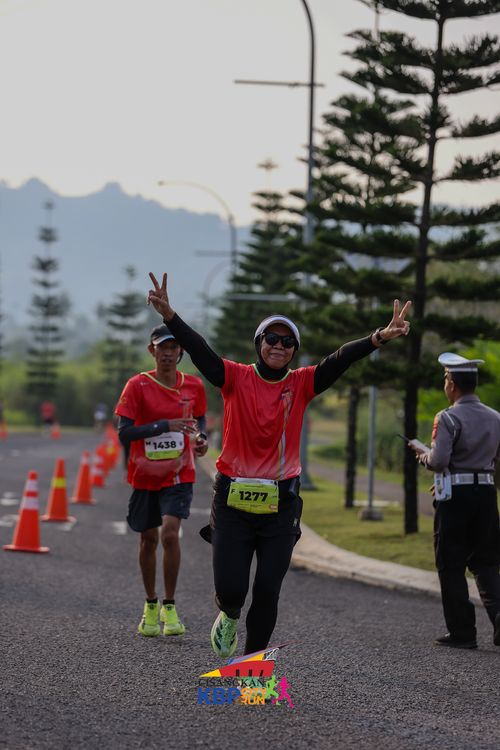 Race photo from CISANGKAN KBP CITY RUN 2025