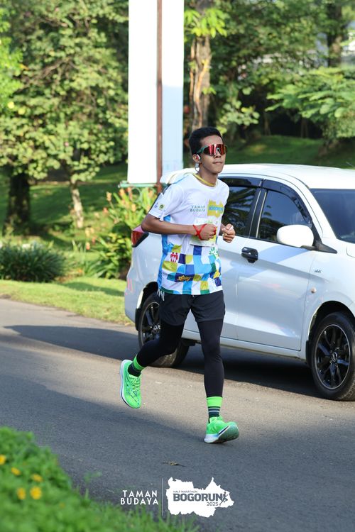 Race photo from Taman Budaya x BOGORUN 2025