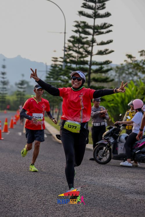 Race photo from CISANGKAN KBP CITY RUN 2025