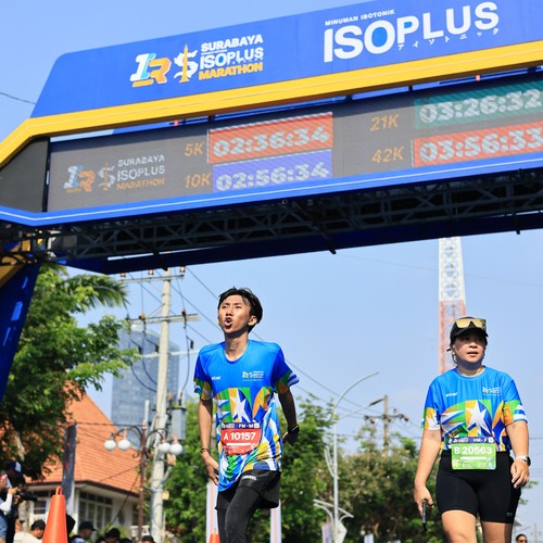 Race photo from SURABAYA ISOPLUS MARATHON 2026
