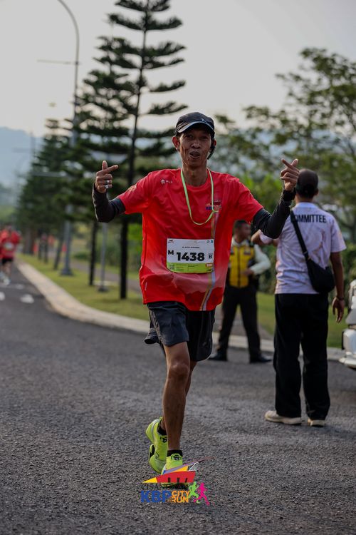 Race photo from CISANGKAN KBP CITY RUN 2025