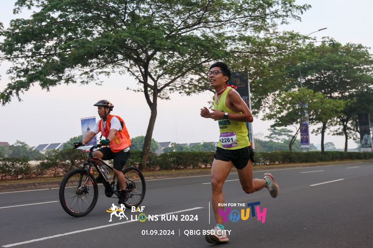 Race photo from BAF LIONS RUN 2024