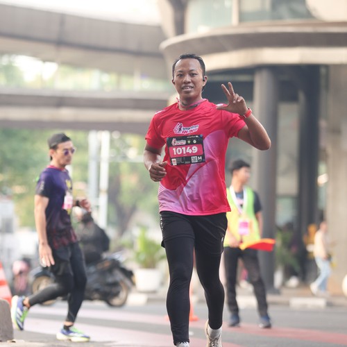 Race photo from SMARTFREN RUN 2026