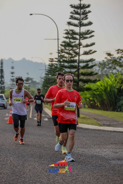 Race photo from CISANGKAN KBP CITY RUN 2025