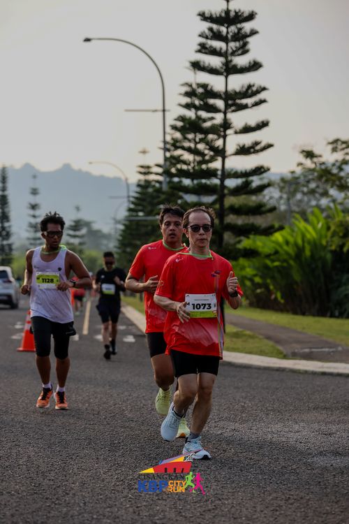 Race photo from CISANGKAN KBP CITY RUN 2025