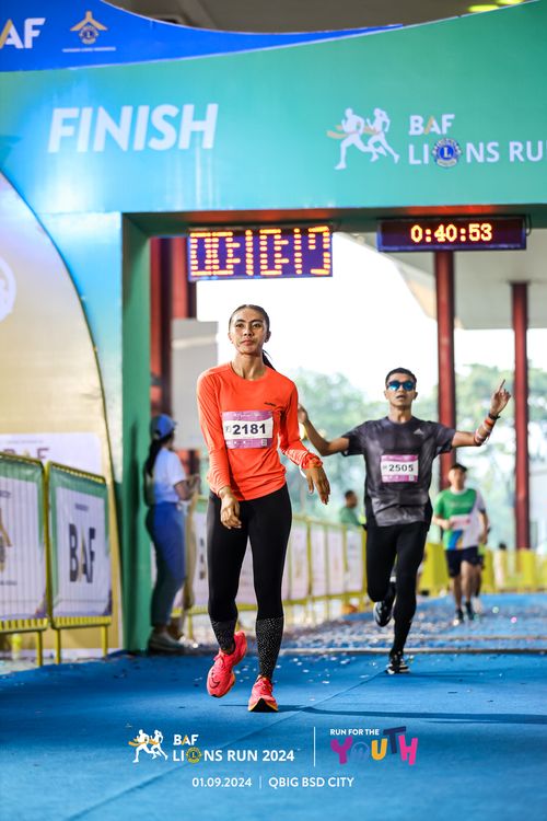 Race photo from BAF LIONS RUN 2024
