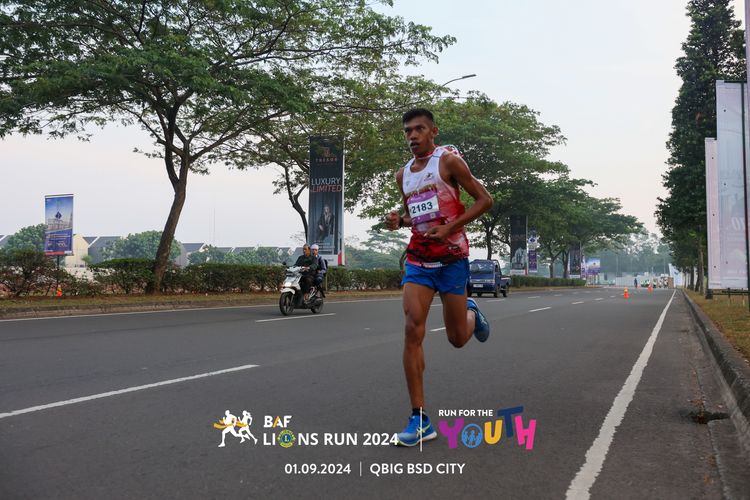 Race photo from BAF LIONS RUN 2024