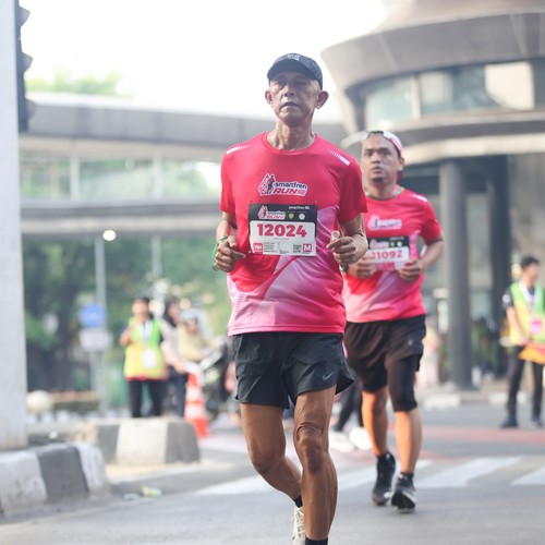 Race photo from SMARTFREN RUN 2026