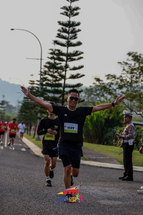 Race photo from CISANGKAN KBP CITY RUN 2025