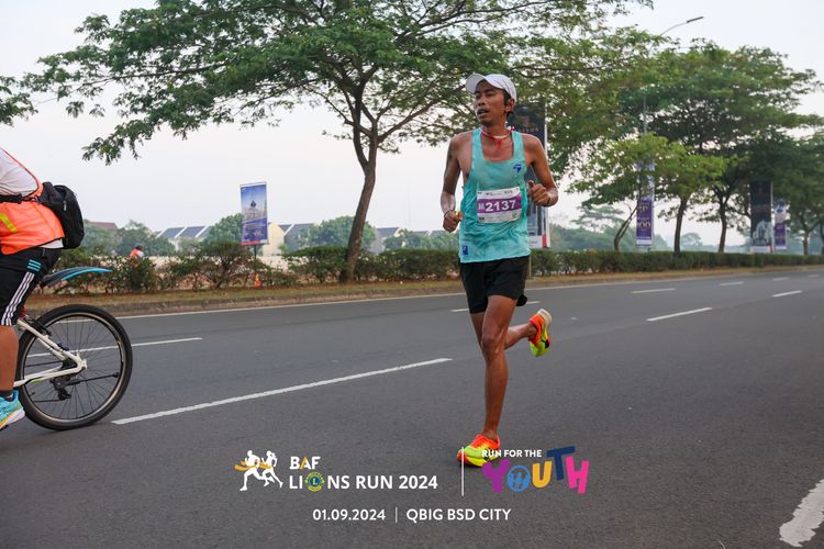 Race photo from BAF LIONS RUN 2024