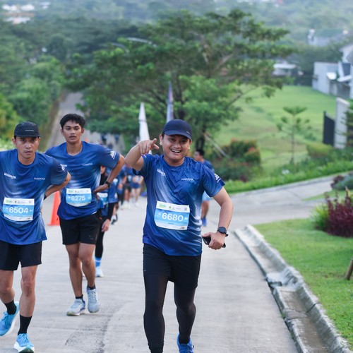 Race photo from BOGORUN 2026