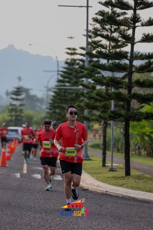 Race photo from CISANGKAN KBP CITY RUN 2025