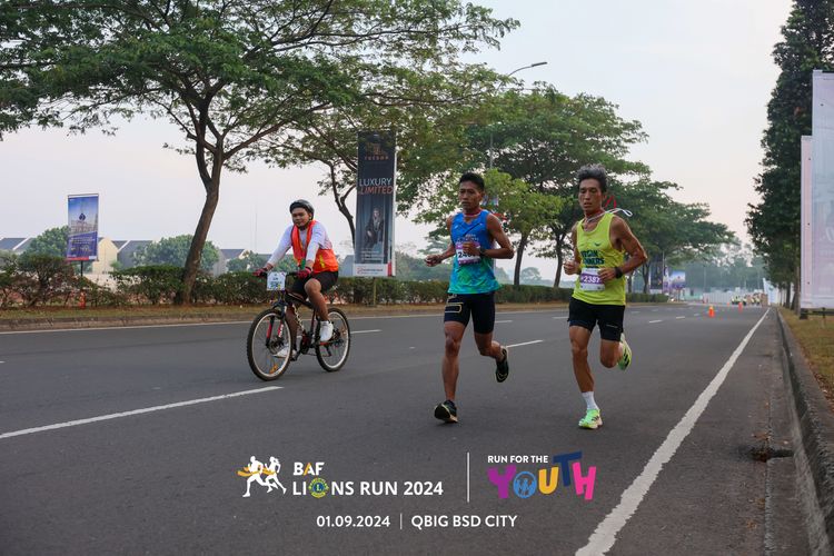 Race photo from BAF LIONS RUN 2024