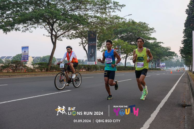 Race photo from BAF LIONS RUN 2024