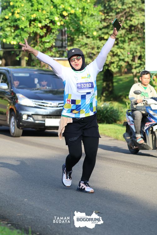 Race photo from Taman Budaya x BOGORUN 2025