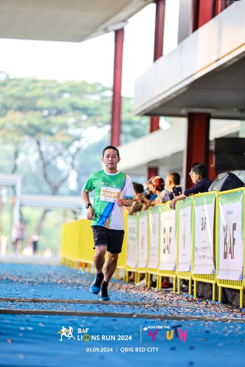 Race photo from BAF LIONS RUN 2024