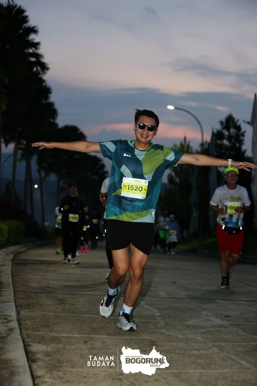 Race photo from Taman Budaya x BOGORUN 2025