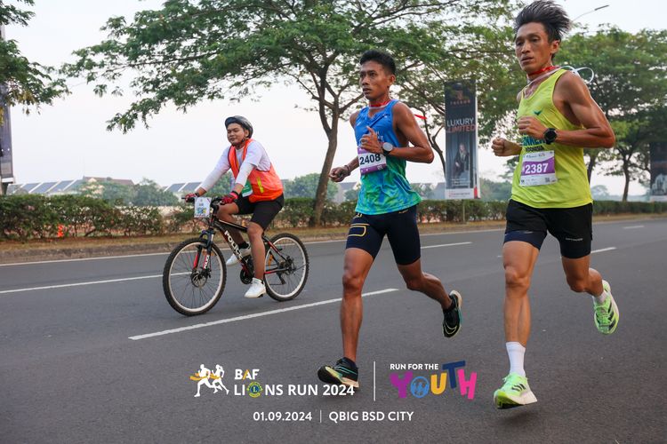 Race photo from BAF LIONS RUN 2024