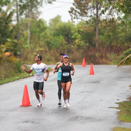 Race photo from Belitung Multisport Festival