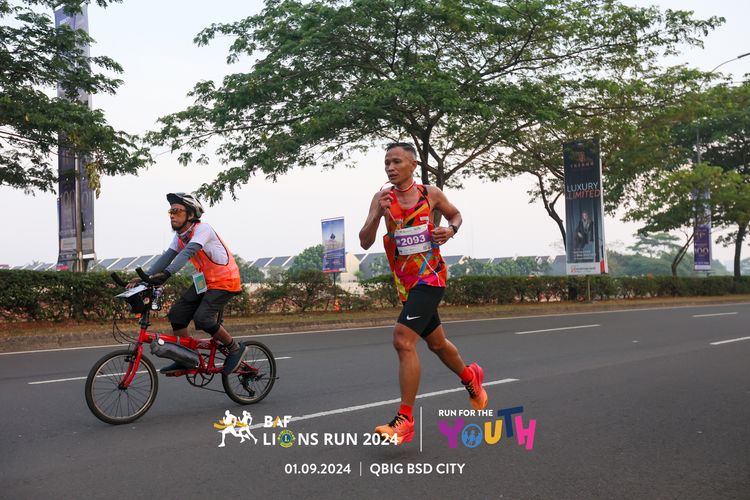 Race photo from BAF LIONS RUN 2024