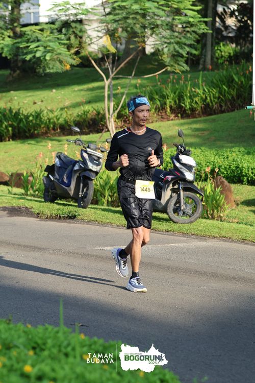 Race photo from Taman Budaya x BOGORUN 2025