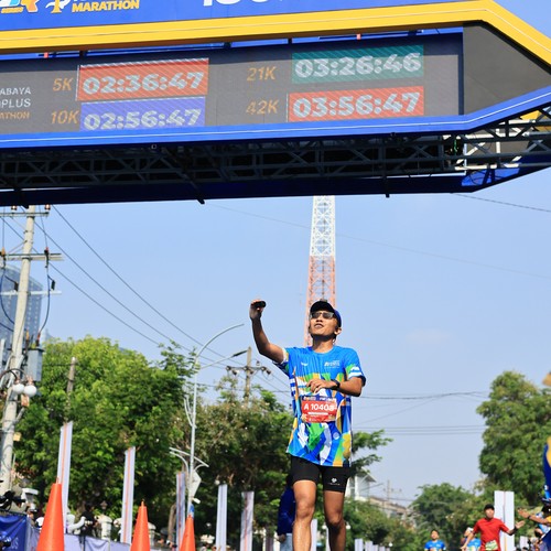 Race photo from SURABAYA ISOPLUS MARATHON 2026